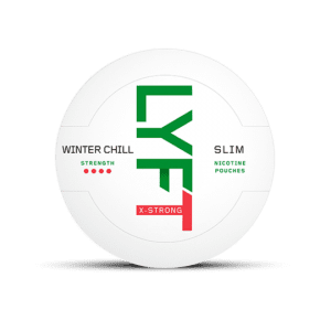 LYFT Winter Chill nicotine pouch with intense icy mint flavour