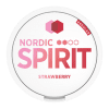 Nordic Spirit Strawberry nicotine pouch with a sweet, fruity strawberry flavour for a fresh and satisfying experience