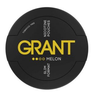 Grant MELON nicotine pouch with sweet and juicy melon flavour in a tobacco-free format